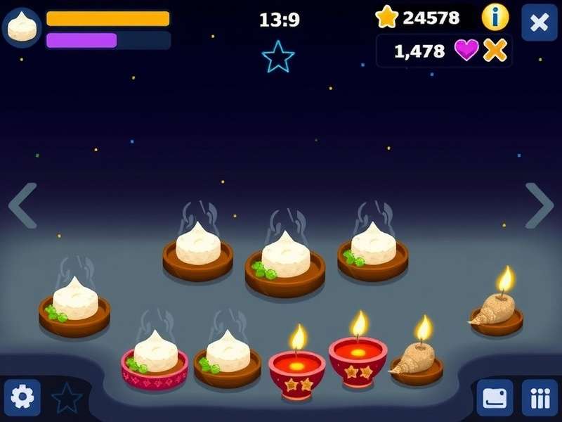 Idli Invincible gameplay screenshot showing various idli preparation stages